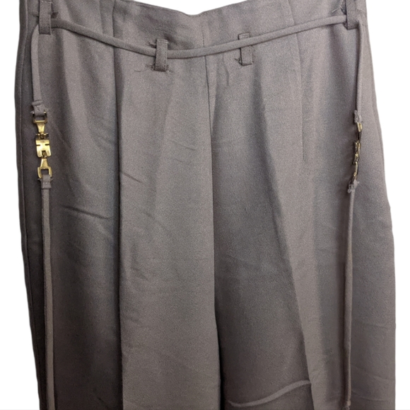 Baroque Women's Taupe Crop Pants with Side Zipper 🤎 Size Small - Picture 5 of 9